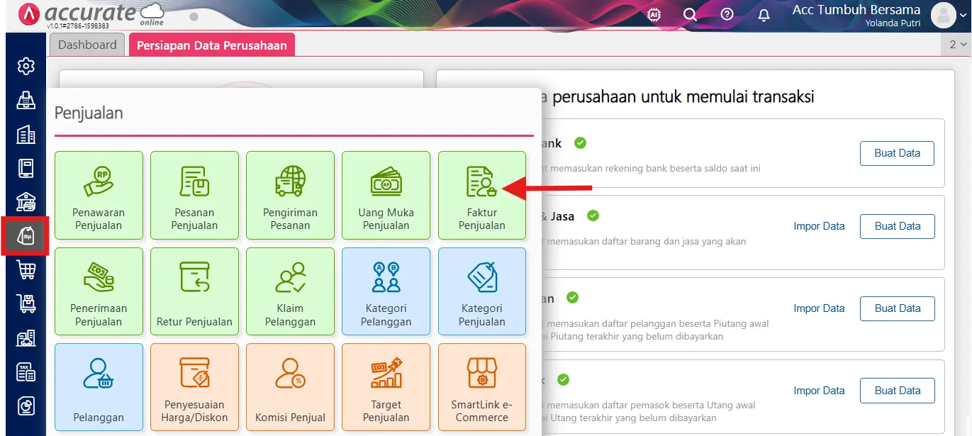 mencatat transaksi konsinyasi (pihak yang menerima titipan barang)